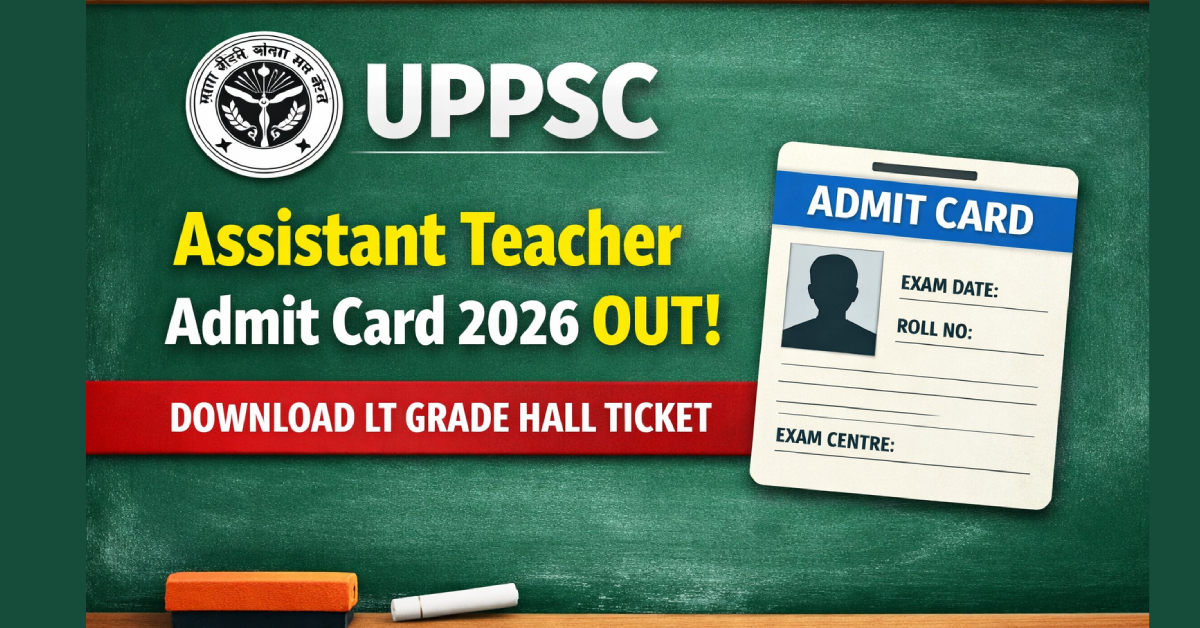 UPPSC Assistant Teacher Admit Card 2026 Out – Download LT Grade Hall Ticket